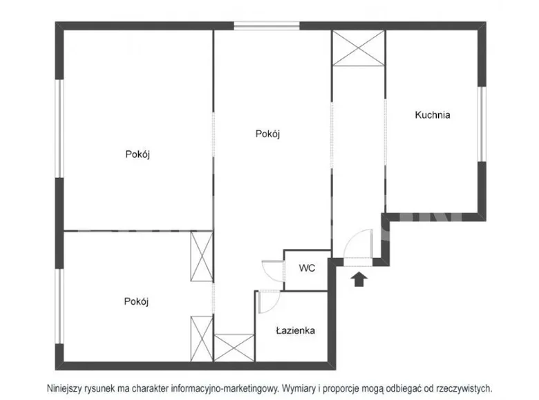 Apartamento 3 habitaciones 74 m² Varsovia, Polonia