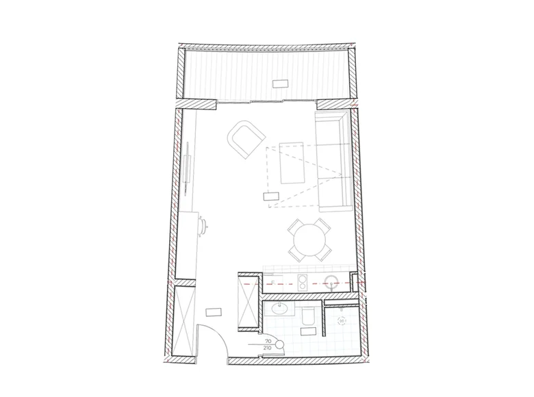 Kawalerka 1 pokój 45 m² Boreti, Czarnogóra