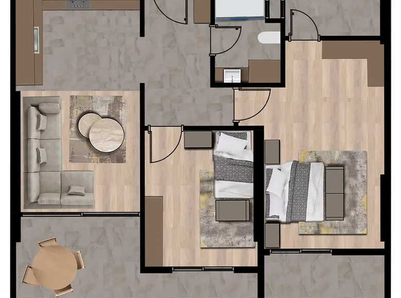 Wohnung 3 zimmer 100 m² Erdemli, Türkei