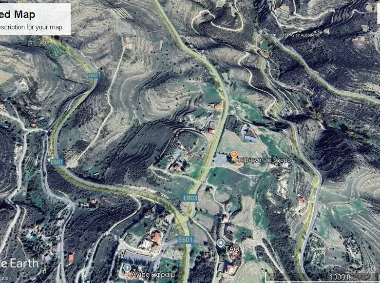 Działki  Ayios Amvrosios, Cypr