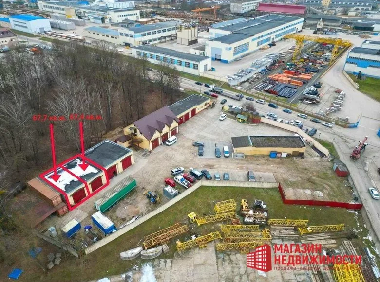 Warehouse 2 rooms 67 m² in Hrodna, Belarus
