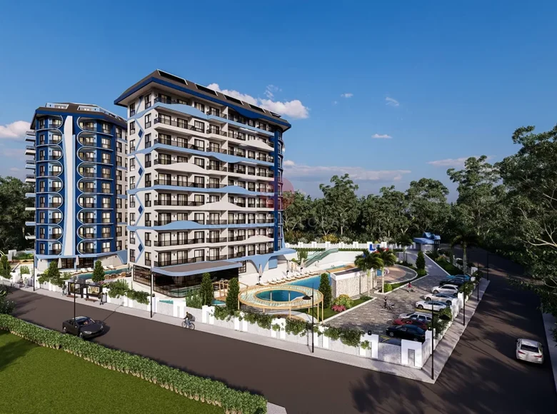 1 bedroom apartment 50 m² Alanya, Turkey