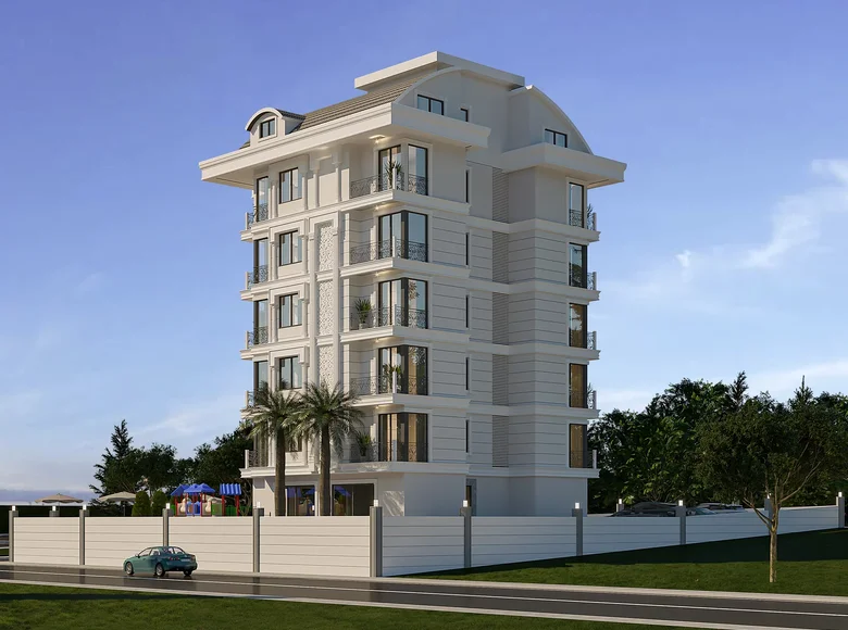 Mieszkanie 2 pokoi 56 m² Alanya, Turcja