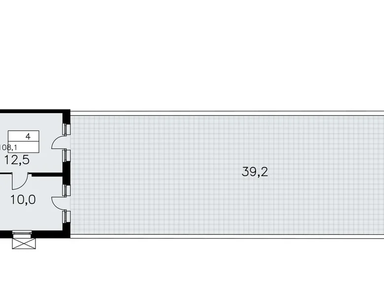 Appartement 4 chambres 108 m² Kommunarka, Russie