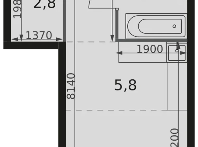 Studio 1 chambre 27 m² Moscou, Russie