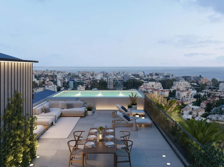 Attique 3 chambres 115 m² Germasogeia, Chypre