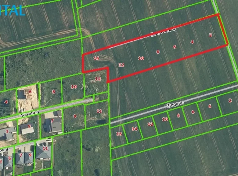 Grundstück  Kaunas, Litauen