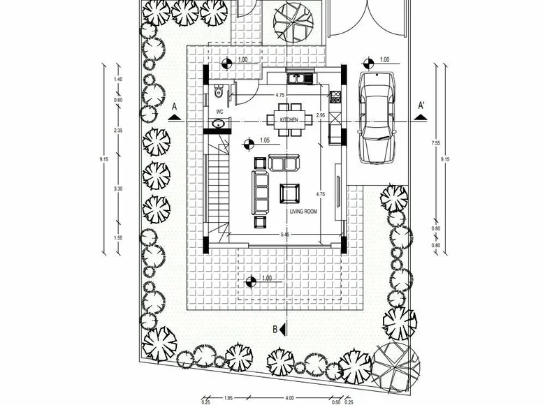 Casa 2 habitaciones 163 m² Agios Tychonas, Chipre