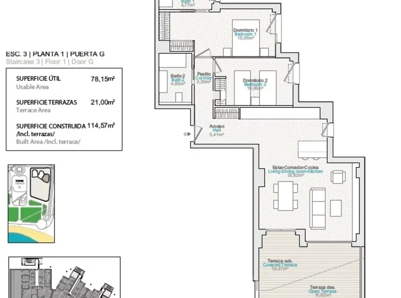 2 bedroom apartment 78 m² Villajoyosa, Spain