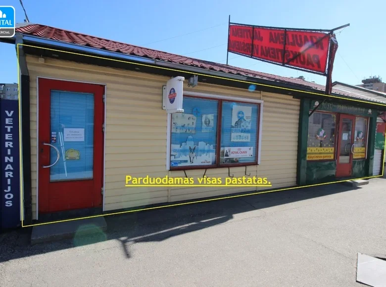 Commercial property 80 m² in Kaunas, Lithuania