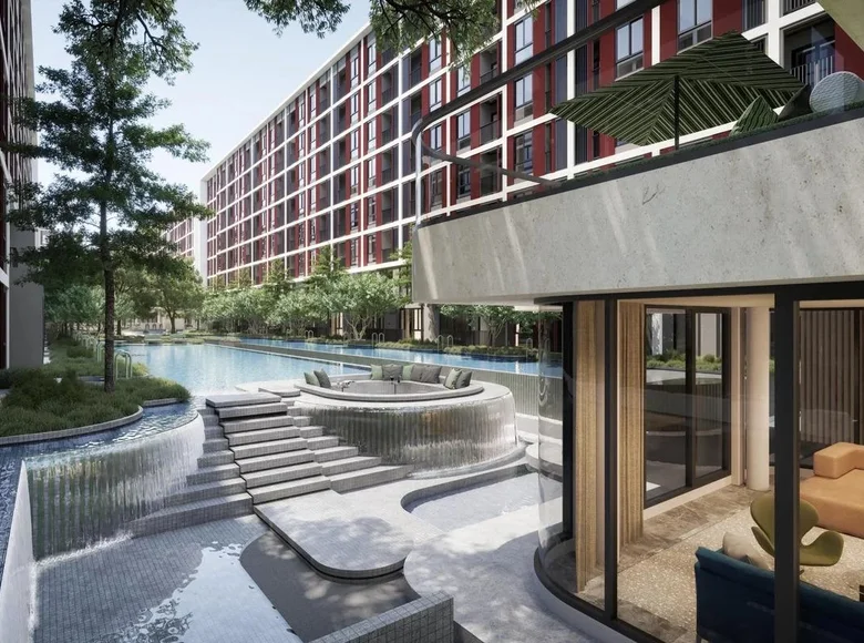 Квартира 2 комнаты 34 м² Кху Кхот, Таиланд