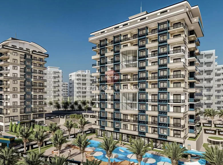 Квартира 1 комната 92 м² Аланья, Турция