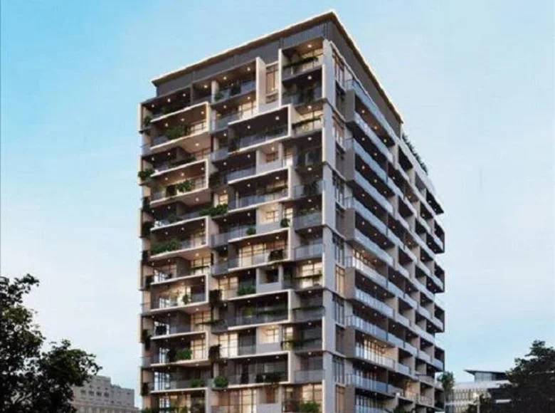 Complexe résidentiel New AG Ark Residence with a swimming pool, a cinema and a lounge area, Dubailand Residence Complex, Dubai, UAE