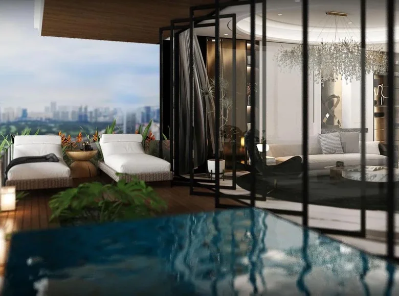 Kawalerka 44 m² Dubaj, Emiraty Arabskie