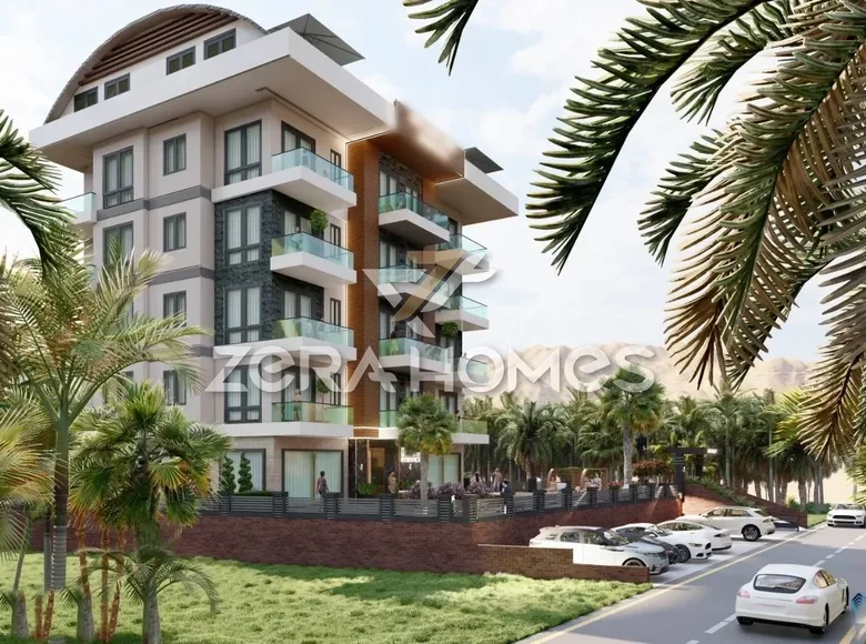 Mieszkanie 1 pokój 50 m² Alanya, Turcja