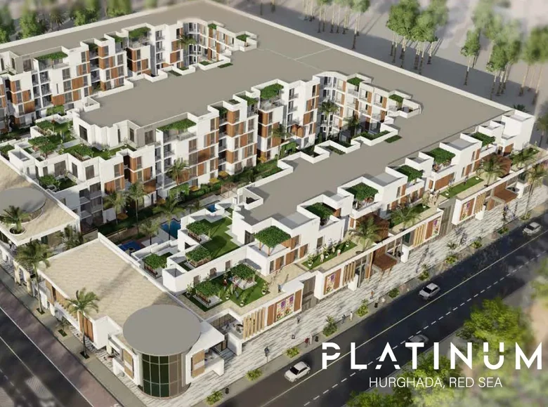 Mieszkanie 1 pokój 49 m² Al Hadaba, Egipt