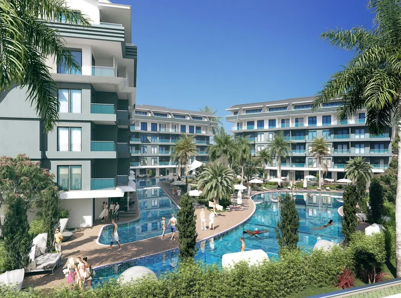 Apartamento 1 habitacion 50 m² Alanya, Turquía