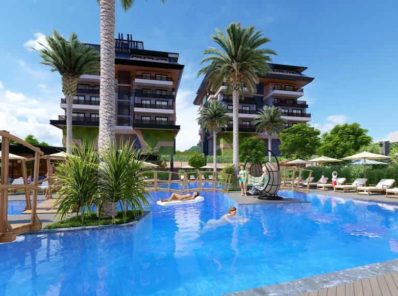 Mieszkanie 1 pokój 58 m² Kargicak, Turcja