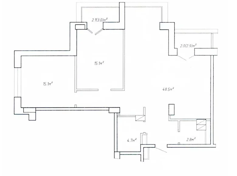 Apartamento 3 habitaciones 91 m² Minsk, Belarús
