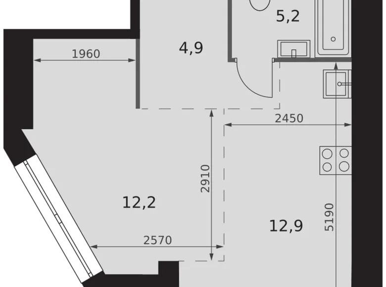 Kawalerka 1 pokój 35 m² Moskwa, Rosja