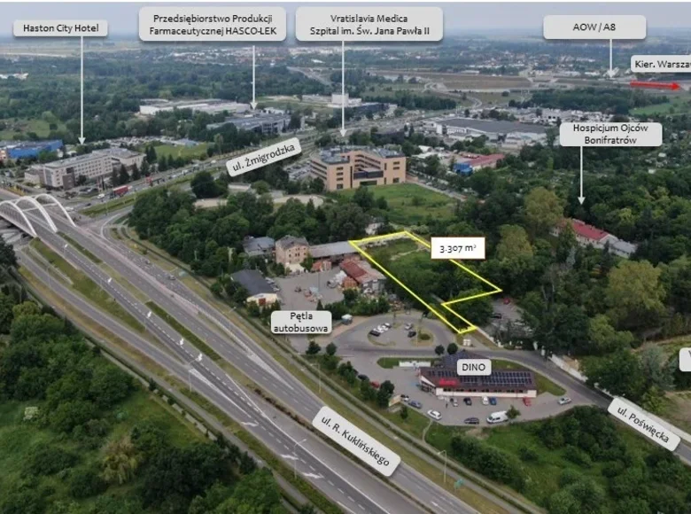 Land 3 307 m² Wrocław, Poland