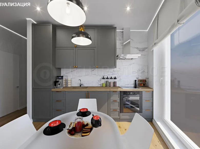 Mieszkanie 2 pokoi 45 m² Mińsk, Białoruś