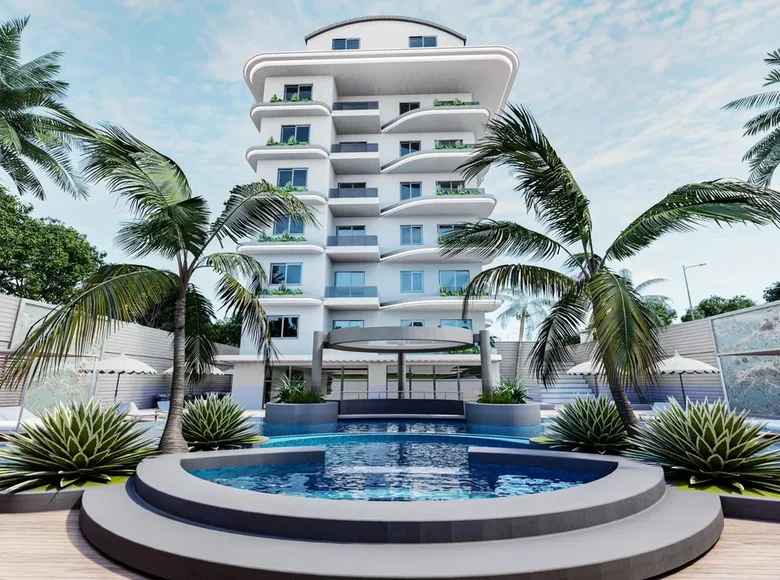 Квартира 2 комнаты 55 м² Аланья, Турция