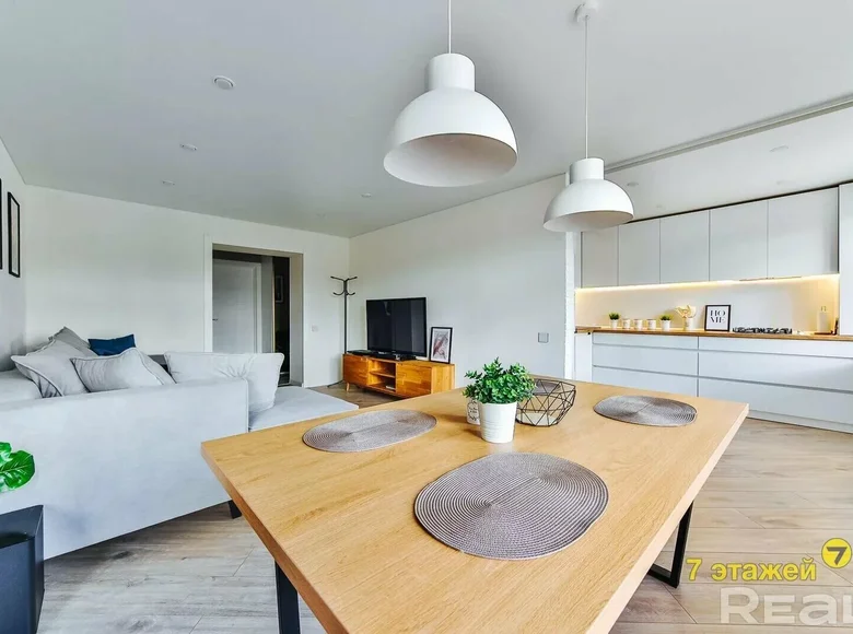 3 room apartment 68 m² Chaciezyna, Belarus