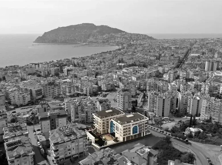 Квартира 1 комната  Аланья, Турция