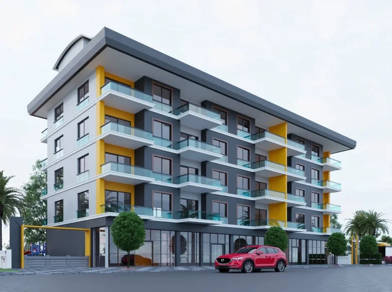 Mieszkanie 2 pokoi 48 m² Alanya, Turcja
