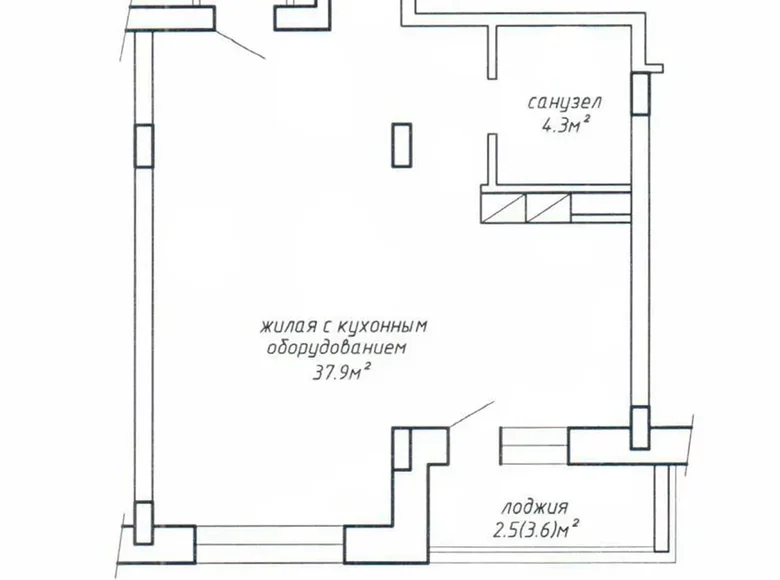 Квартира 9 комнат 44 м² Минск, Беларусь