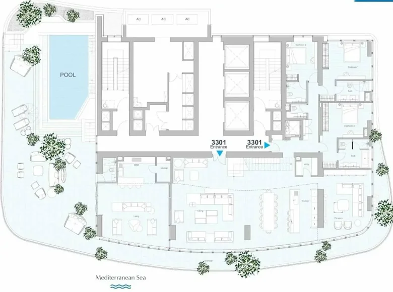 Apartamento 6 habitaciones 268 m² Limasol, Chipre