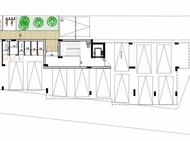 Mieszkanie 2 pokoi 106 m² Larnaka, Cypr