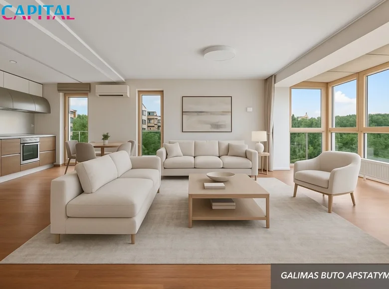 Квартира 4 комнаты 128 м² Вильнюс, Литва