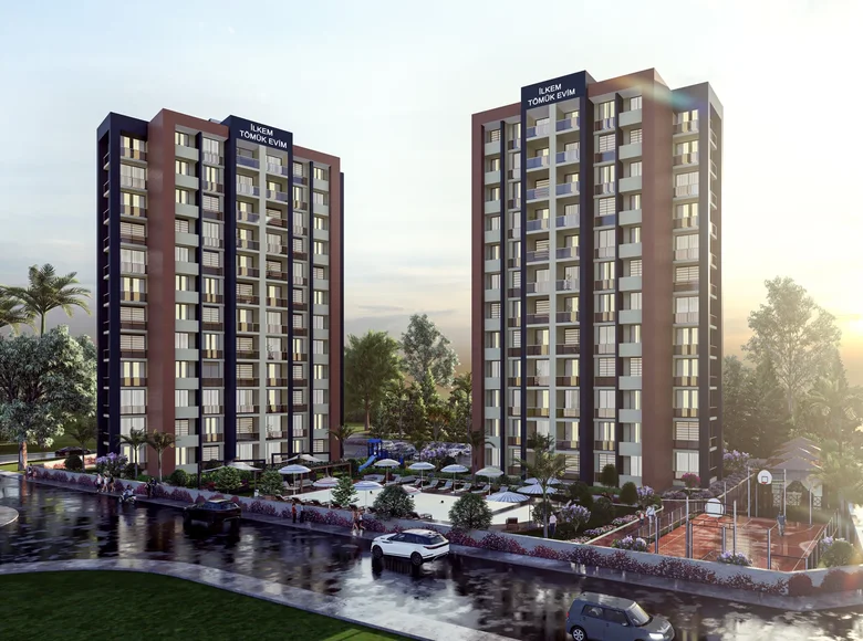 Mieszkanie 3 pokoi 110 m² Erdemli, Turcja