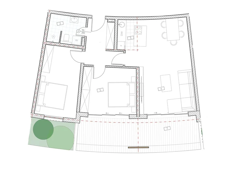 Apartamento 2 habitaciones 95 m² Boreti, Montenegro