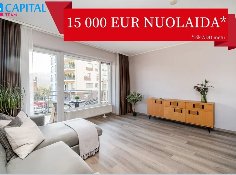 2 room apartment 62 m² Vilnius, Lithuania