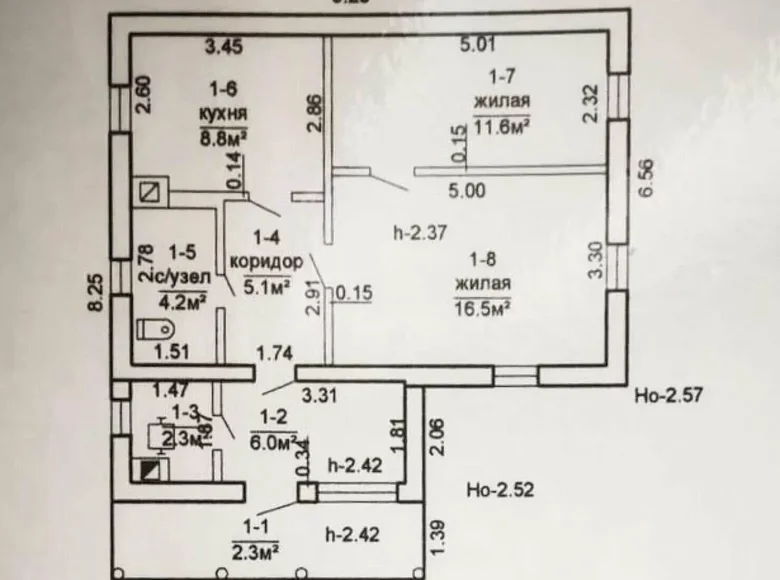 House 46 m² Alesina, Belarus