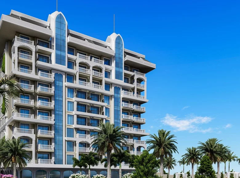 Mieszkanie 2 pokoi 44 m² Alanya, Turcja