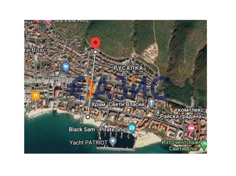 Wohnung 2 Schlafzimmer 48 m² Sweti Wlas, Bulgarien