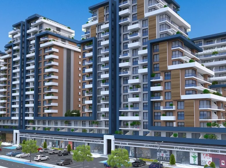 Mieszkanie 2 pokoi 62 m² Trikomo, Cypr Północny