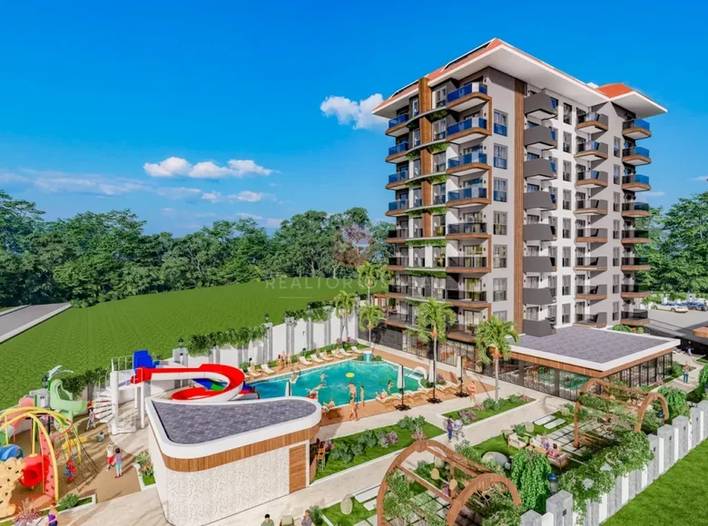 Квартира 1 комната 51 м² Аланья, Турция