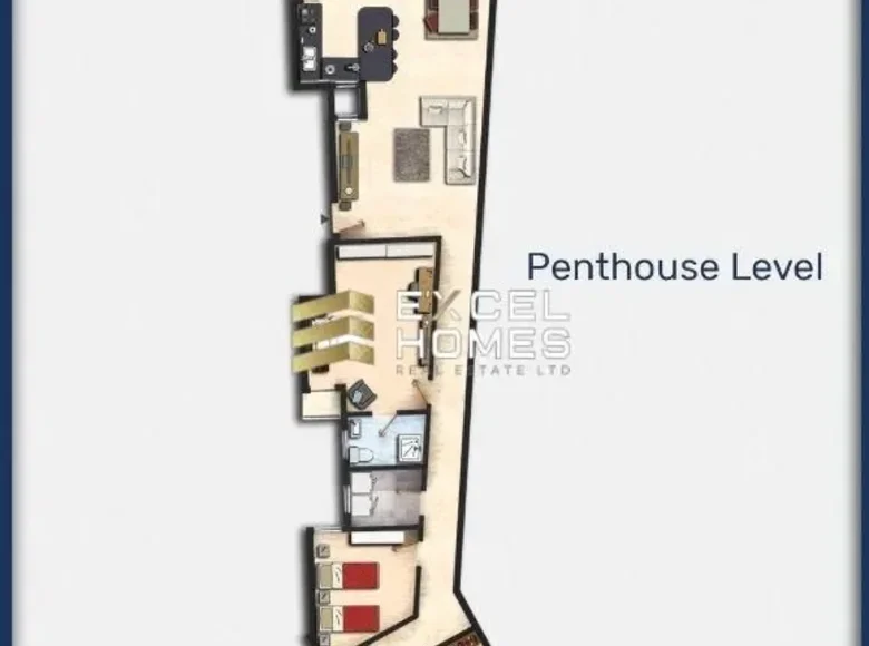 Penthouse 3 pokoi  Attard, Malta
