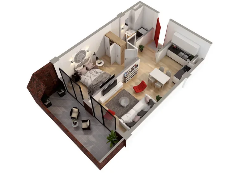 Haus 2 zimmer 59 m² Tiflis, Georgien