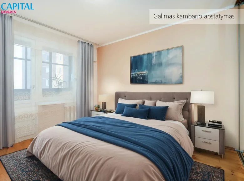 Mieszkanie 3 pokoi 54 m² Wilno, Litwa