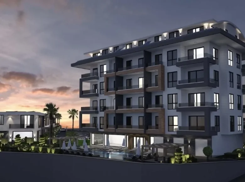 Wohnung 2 zimmer 58 m² Alanya, Türkei