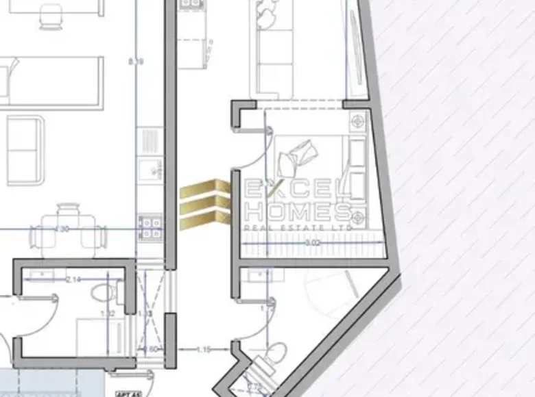 Mieszkanie 2 pokoi  Paola, Malta