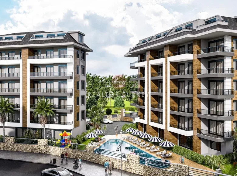 1 bedroom apartment 62 m² Oba, Turkey