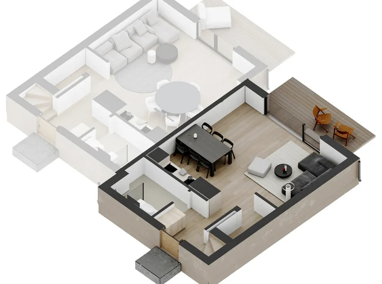 3 room apartment 63 m² Jantar, Poland