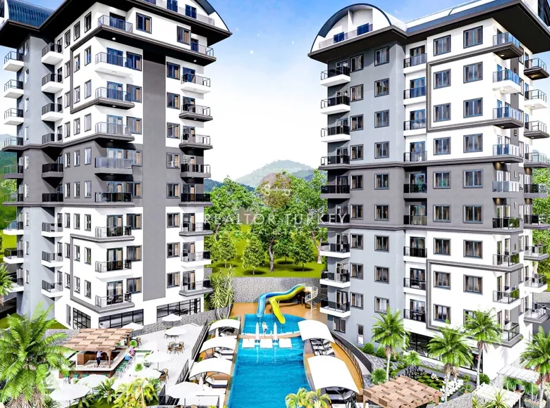Mieszkanie 1 pokój 44 m² Alanya, Turcja